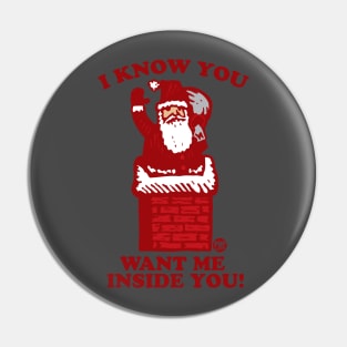 SANTA CHIMNEY Pin