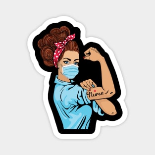 Womens Nurse Strong Unbreakable Nursing Gift Magnet