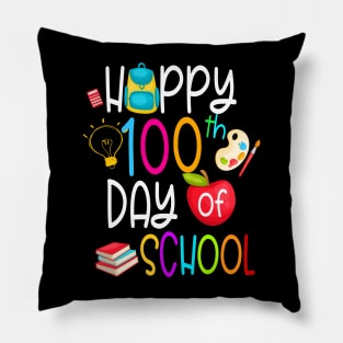 Happy 100th Day Of School Pillow