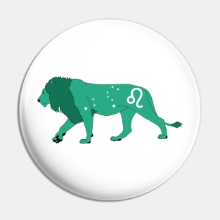 Leo (Jungle Green) Pin