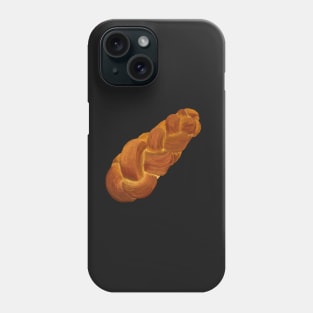 Detailed Challah Bread Drawing Phone Case