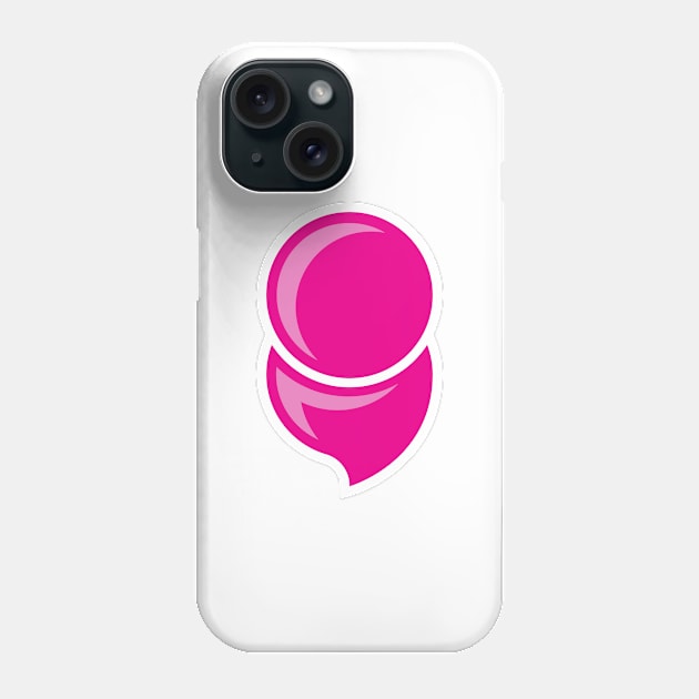 Mental Illness Semicolon PINK Phone Case by JWDesigns