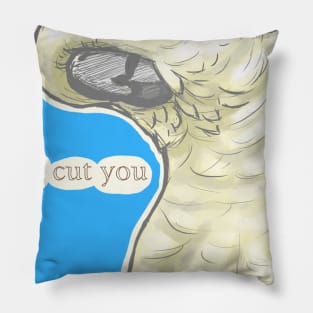 Cut You Cockatoo Pillow