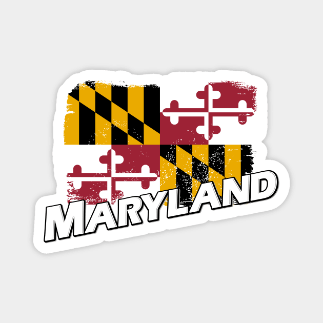 Maryland flag Magnet by PVVD