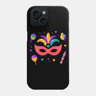 Mardi Gras Theme Phone Case