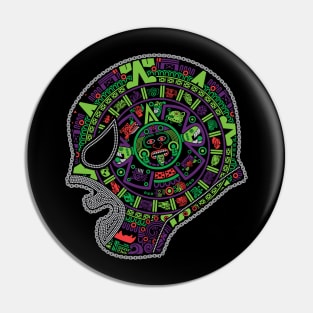 Mascara lucha libre mexicana Mex Art Pin