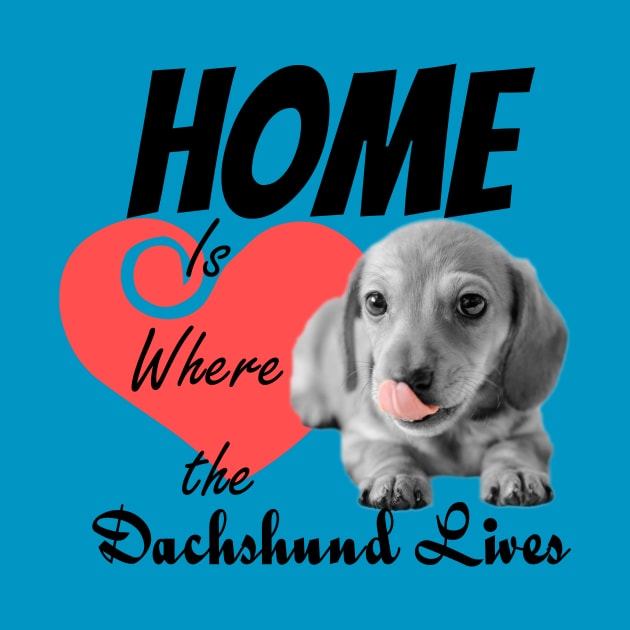 Home is Where the Dachshund Lives by tribbledesign