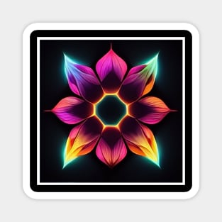 mandala flowers Magnet