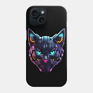 Cyber City Cat Vibes Tee! Phone Case