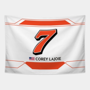 Corey LaJoie #7 2023 NASCAR Design Tapestry