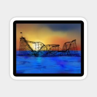 Seaside Heights Roller Coaster Magnet