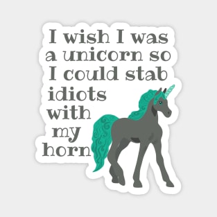 I Wish I Was a Unicorn Magnet