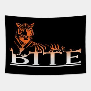 Tsov Tom - Tiger Bite - ORANGE FADE Tapestry