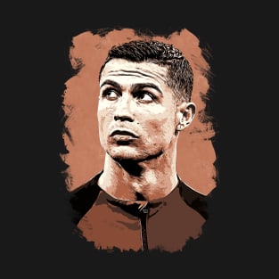 Cristiano Ronaldo Vexel Painting T-Shirt