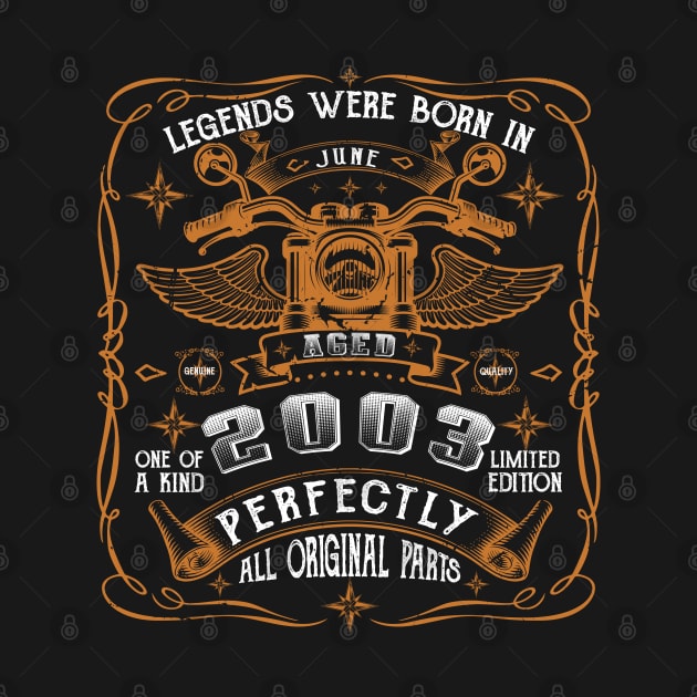 Legends Born In June 2003 20th Birthday by Cartine