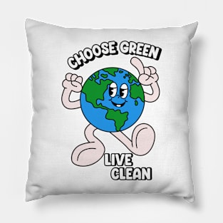 Choose green Live Clean Pillow