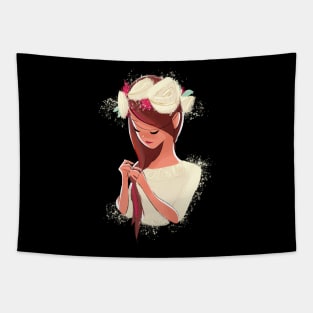 Flower Crown Tapestry