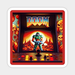 Doom the Arcade Machine. Magnet