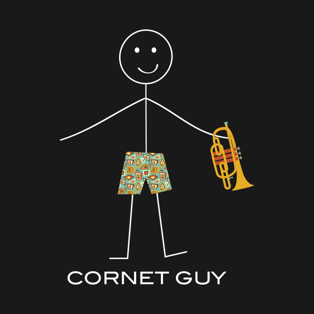 Funny Mens Cornet Design by whyitsme