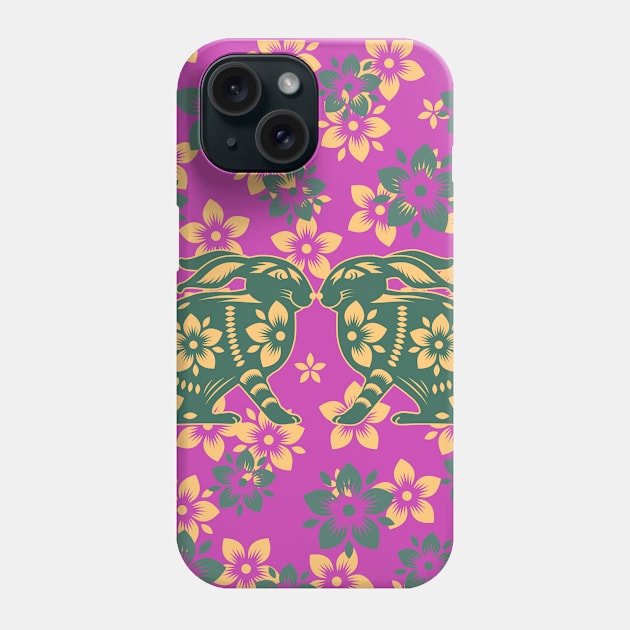 Kissing Bunnies Phone Case by Liesl Weppen