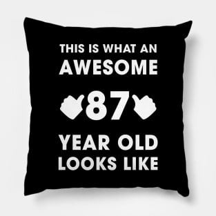This Is What An Awesome 87 Years Old Looks Like Pillow