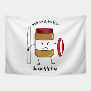 Peanut Butter Battle Tapestry