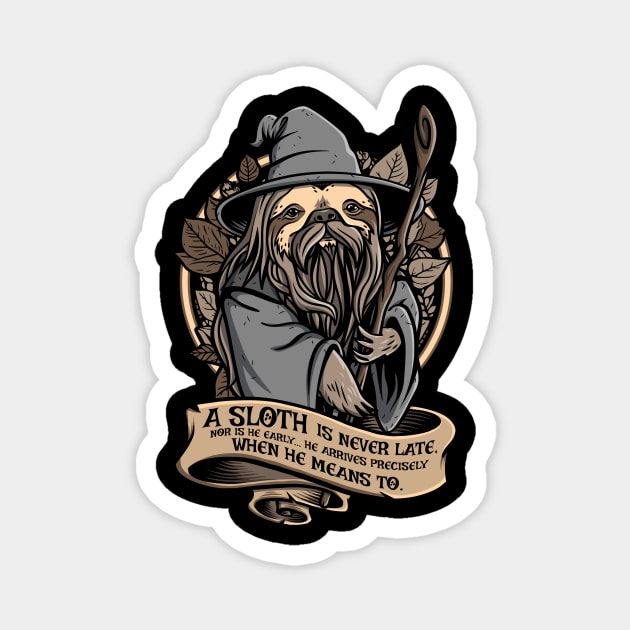 Sloth the Grey v2 Magnet by Olipop