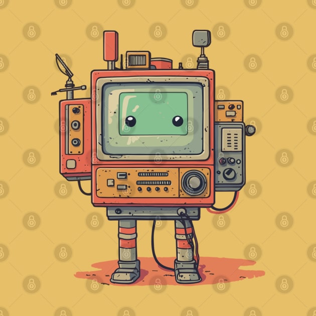 Mechanical Symphony TV Robot by Cinnamon Skies