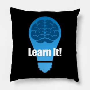 Learn It! Blue 2 Pillow