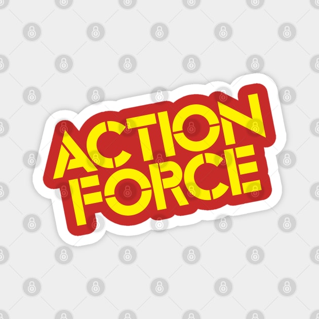 ACTION FORCE Magnet by Illustratorator