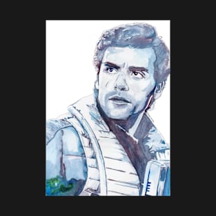 Oscar Isaac Watercolour T-Shirt