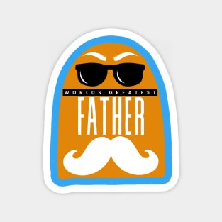 Worlds Greatest Father Father's Day sunglasses Fritts Cartoons Magnet