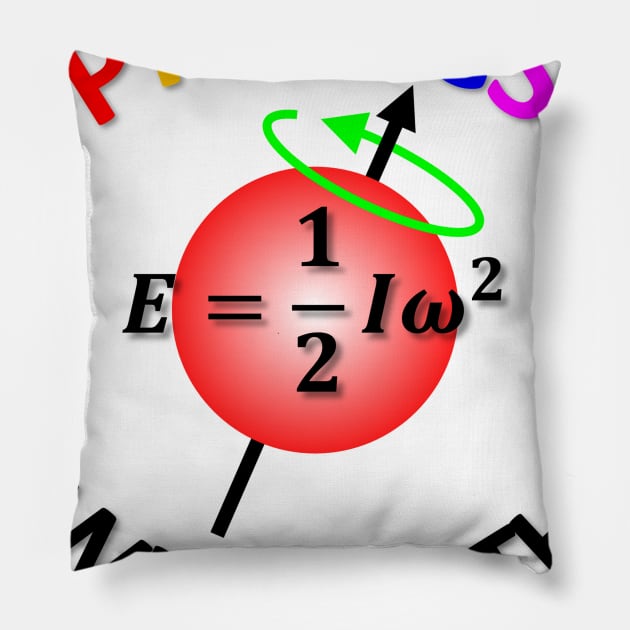 Physics With Keith Logo Pillow by Physics With Keith