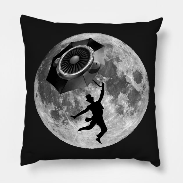 Moon Steampunk Pillow by danimunjoz