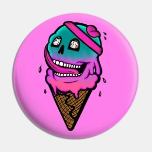 COTTON-CANDY Skull Cone Pin