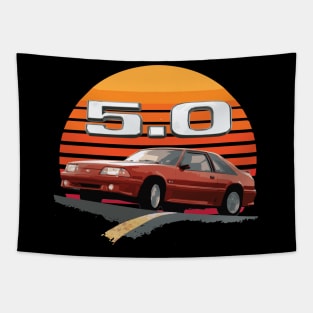 MUSTANG GT 5.0 FOXBODY CLASSIC RETRO Tapestry