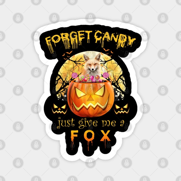 forget candy just give me a fox Magnet by reginaturner