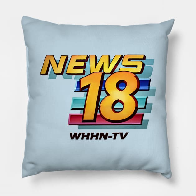 WHNN-TV / Vamp 85 Pillow by SoggyCheeseFry