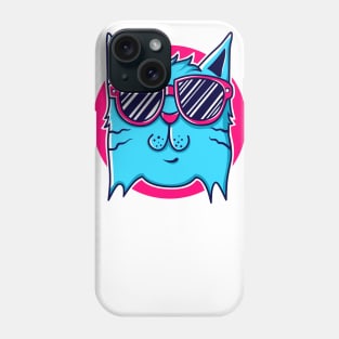 minimalist cat Phone Case