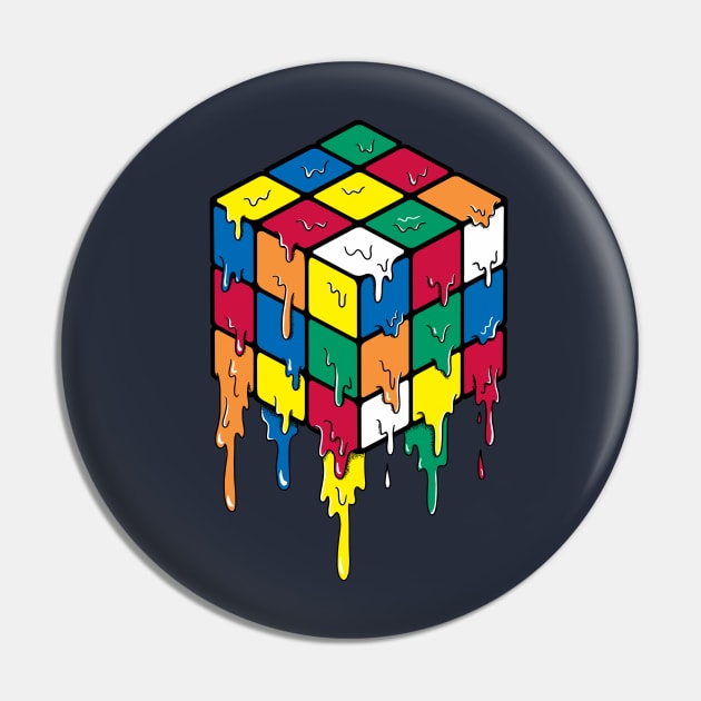 Rubik Cube Pin by coffeeman