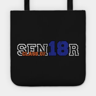 Senior Class of 2018 - High School College Graduate Tote