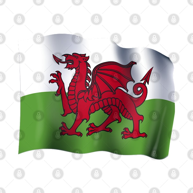 Wales flag by SerenityByAlex