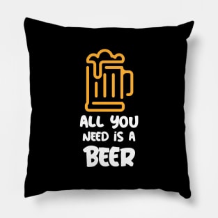 All You Need Is Beer Pillow