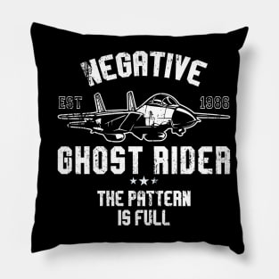 Negative Ghost Rider the Pattern is Full Pillow