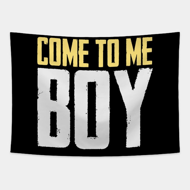 Come To Me Boy Tapestry by oskibunde