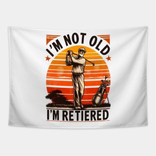 Vintage Retirement Vibes Tee Tapestry