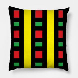 Rasta Africa abstract art design Pillow