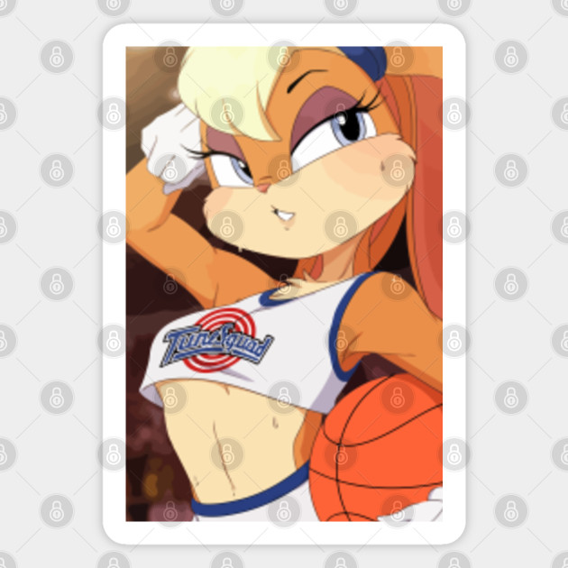 Lola Basketball Looney Tunes Magnet Teepublic Au