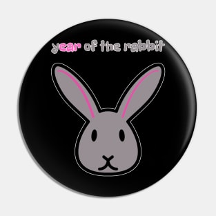 year of the rabbit- Chinese zodiac Pin