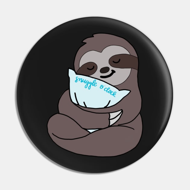 snuggle sloth Pin by CollectfullyHannah